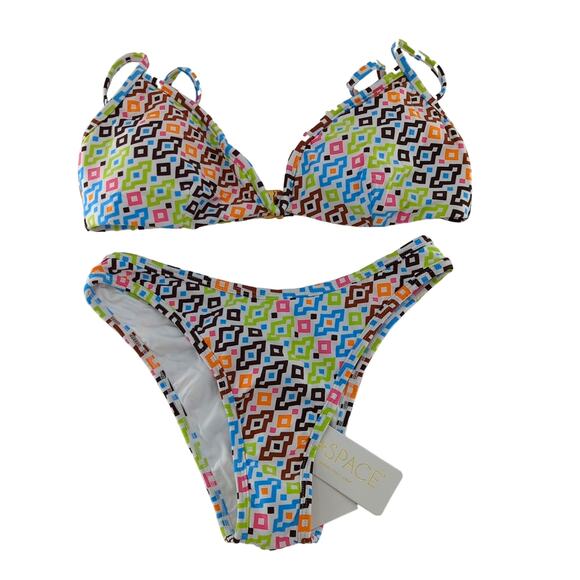 L*Space Helena Bikini Top And Whiplash Bikini Bottom Small - Picture 1 of 7